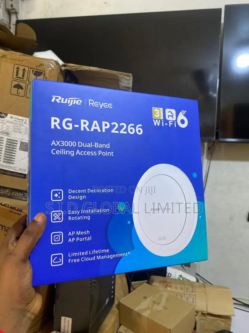 Ruijie Reyee Rg-Rap2266 Ax3000 Ceiling Ap -Wifi6 -Dual Band - S.I.D ...
