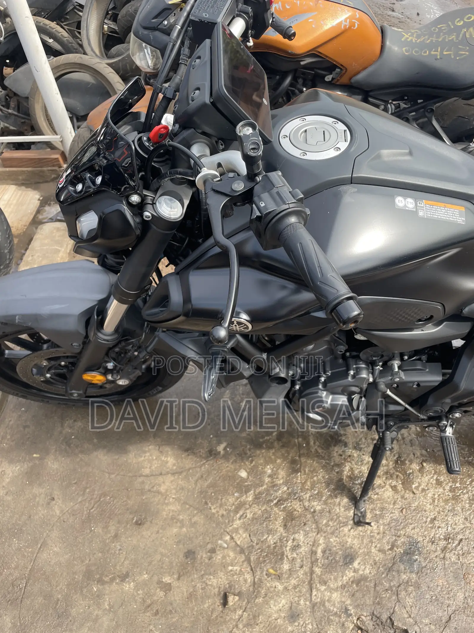 Yamaha MT-07 2024 Black
