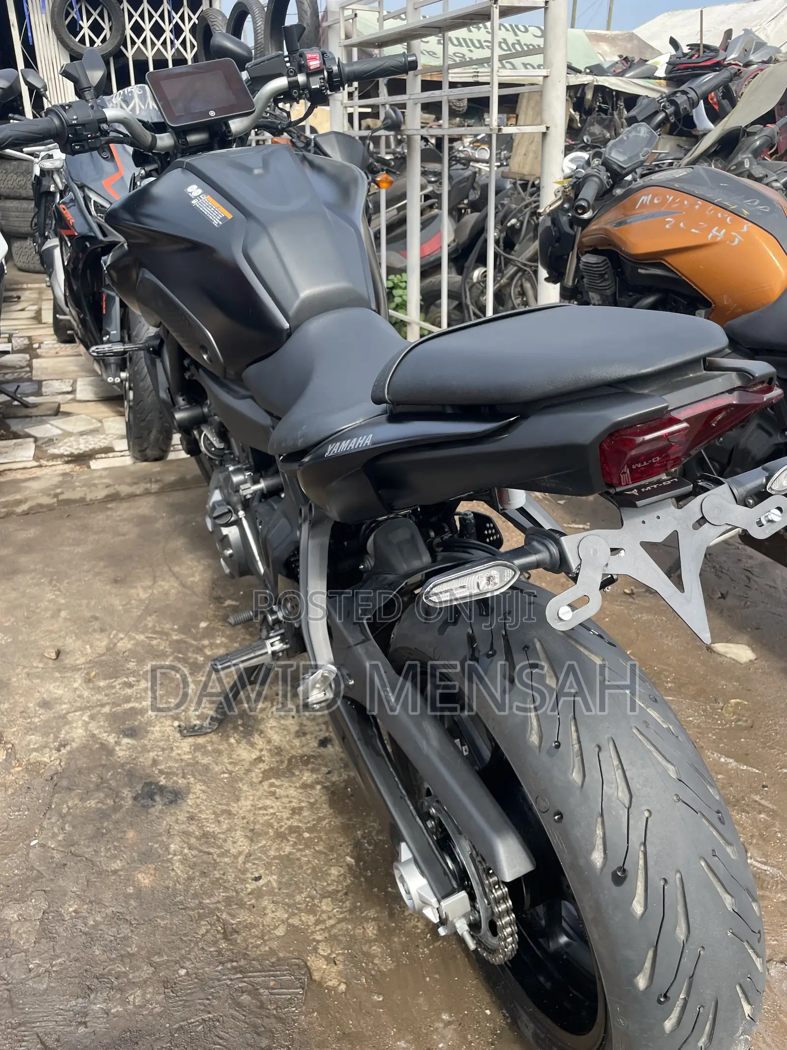 Yamaha MT-07 2024 Black