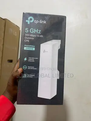 TP-Link CPE510 5GHz 300Mbps 13dBi OutdoorCPE -Lightning Protection-PoE