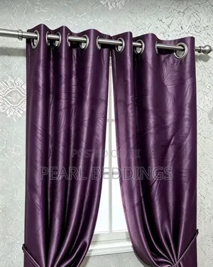 Luxurious Heavy Textured and Non Textured Blackout Curtains Available