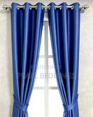 Luxurious Heavy Textured and Non Textured Blackout Curtains Available