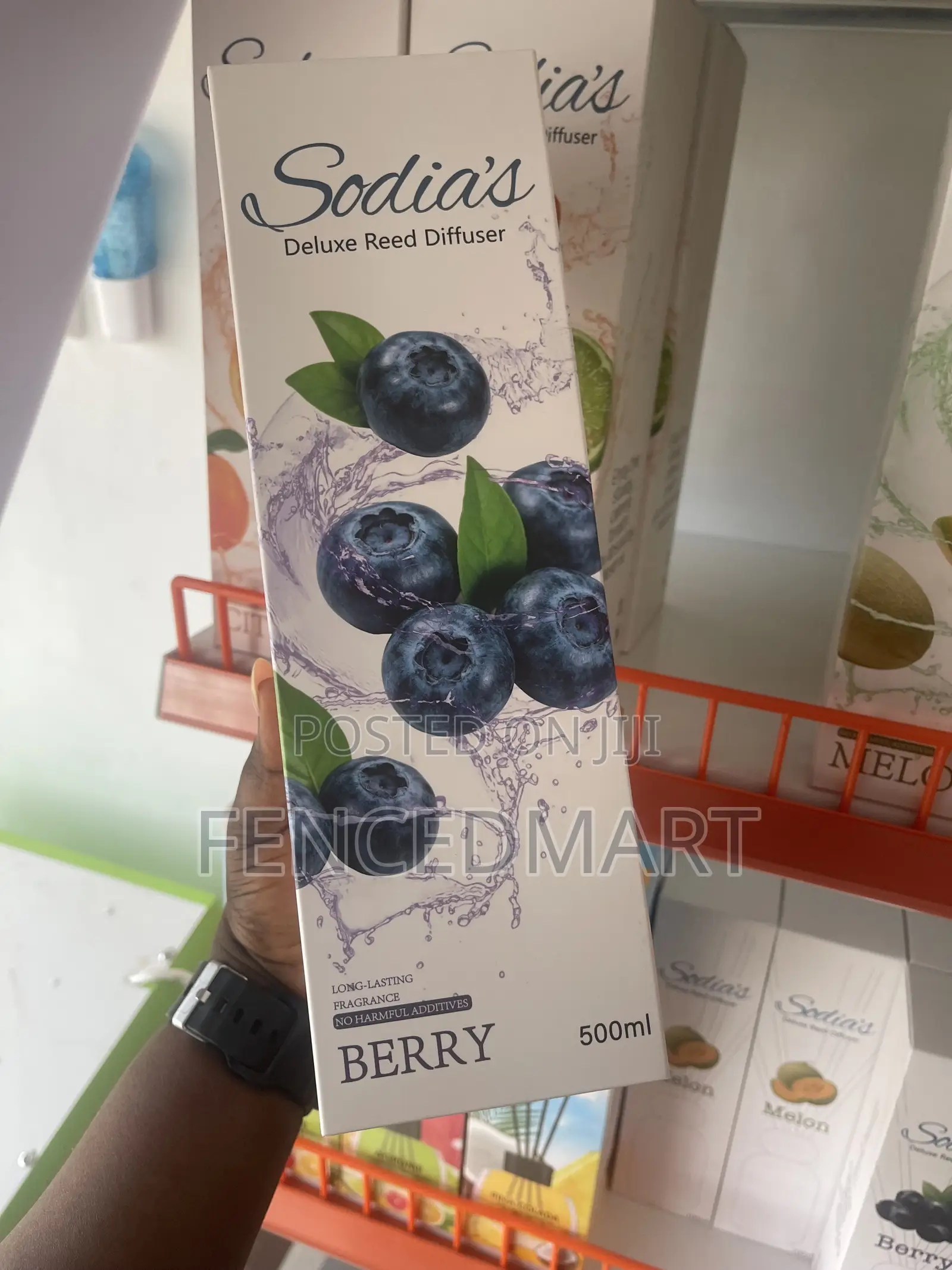 Sodia’s Deluxe Berry Reed Diffuser 500ml – Long-Lasting Fragrance