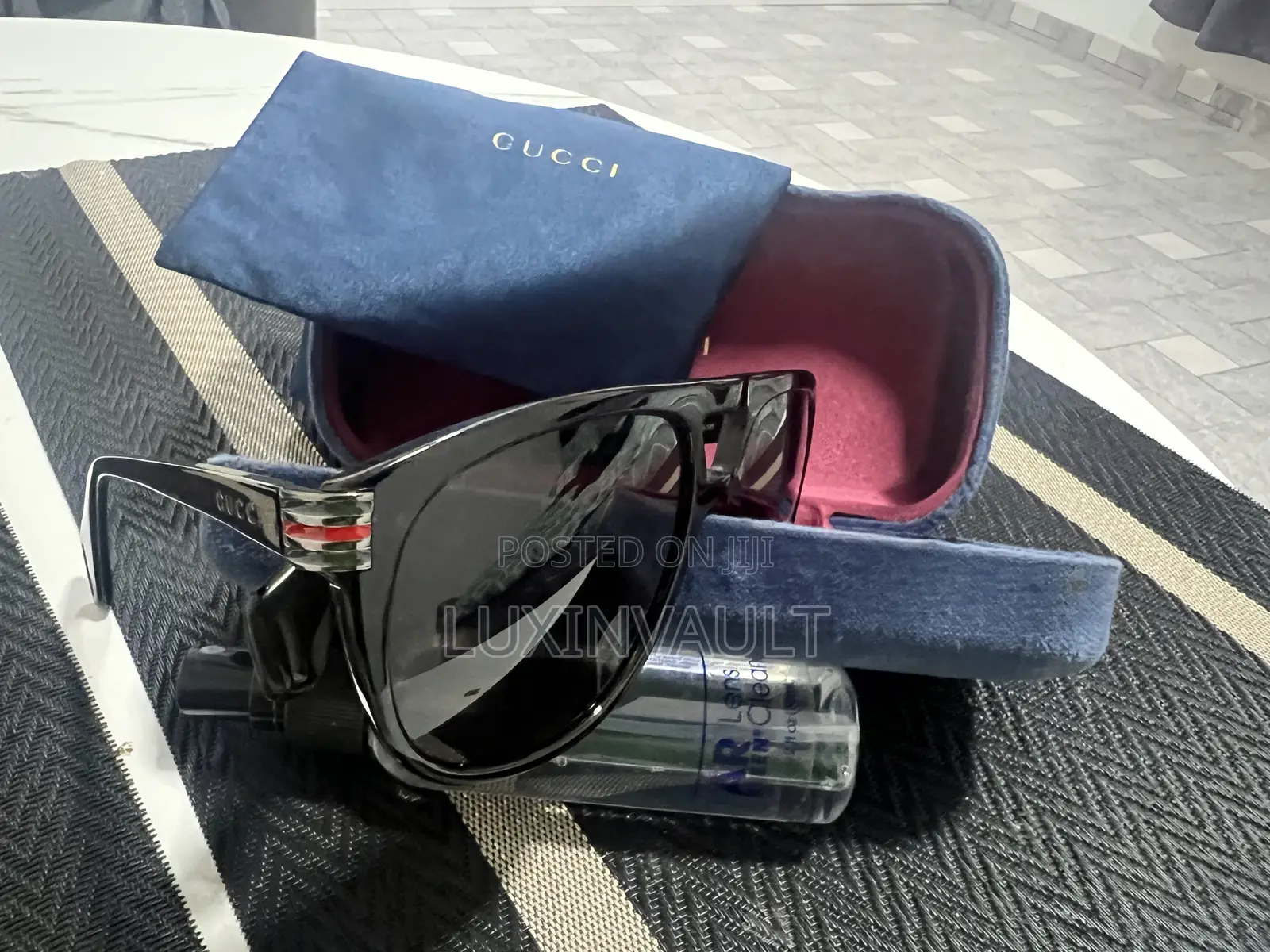Original Pre-Owned Gucci Aviator Havana Brown Sunglass / Unisex