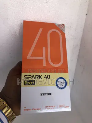 New Tecno Spark 40 Pro+ 256 GB Black