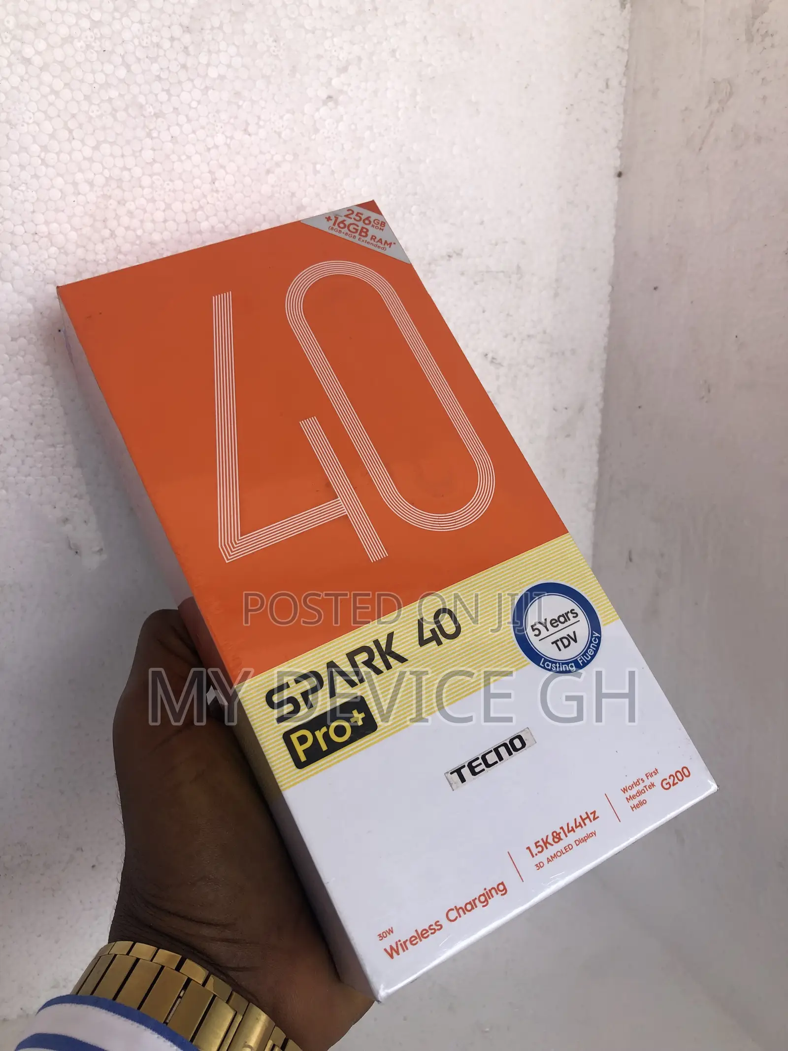 New Tecno Spark 40 Pro+ 256 GB Black