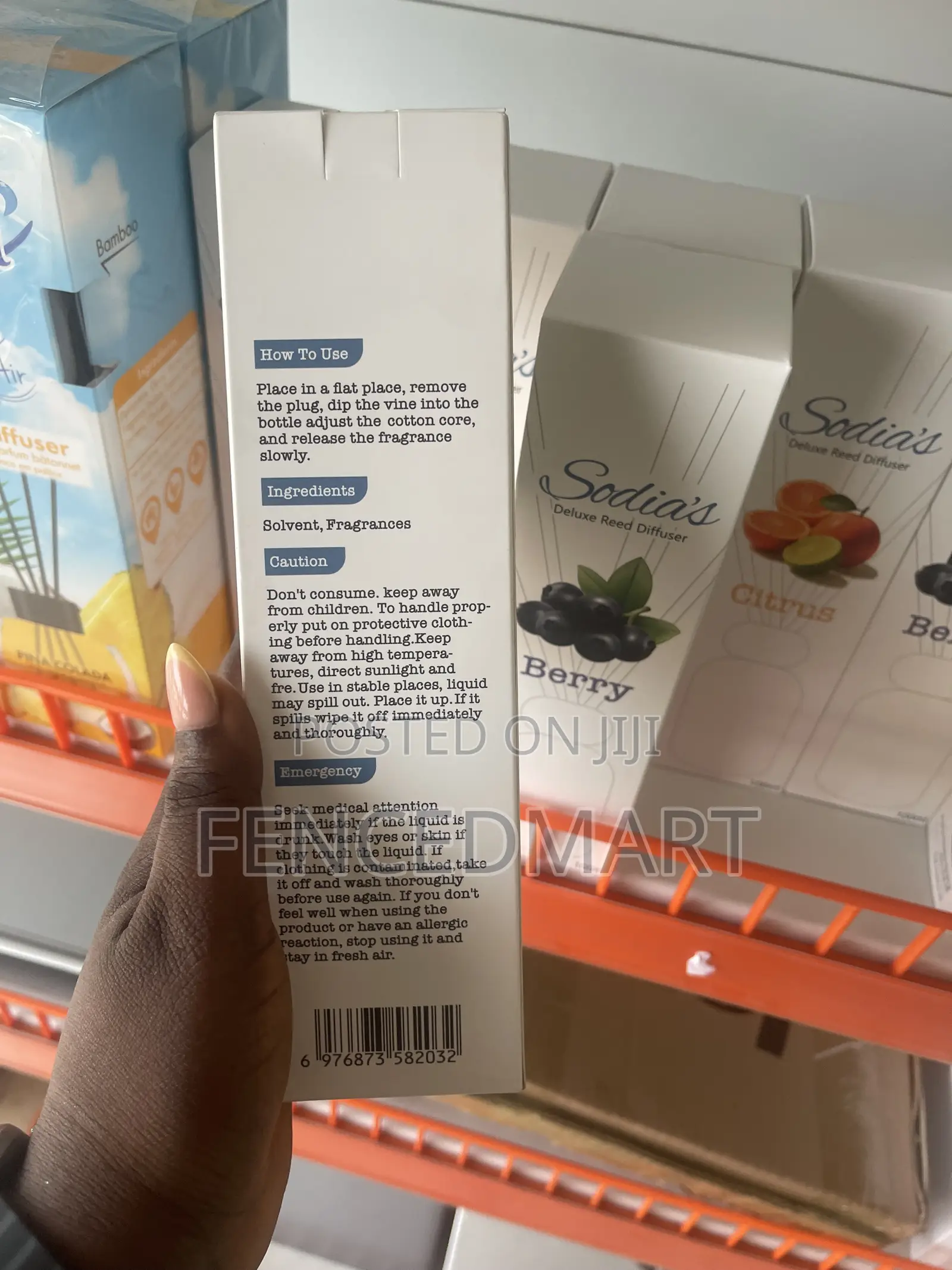 Sodia’s Deluxe Citrus Reed Diffuser 100ml