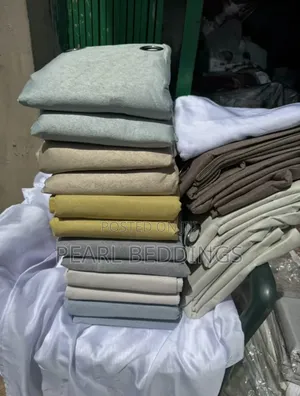 Luxurious High Quality 100% Total Blackout Textured Curtains Available
