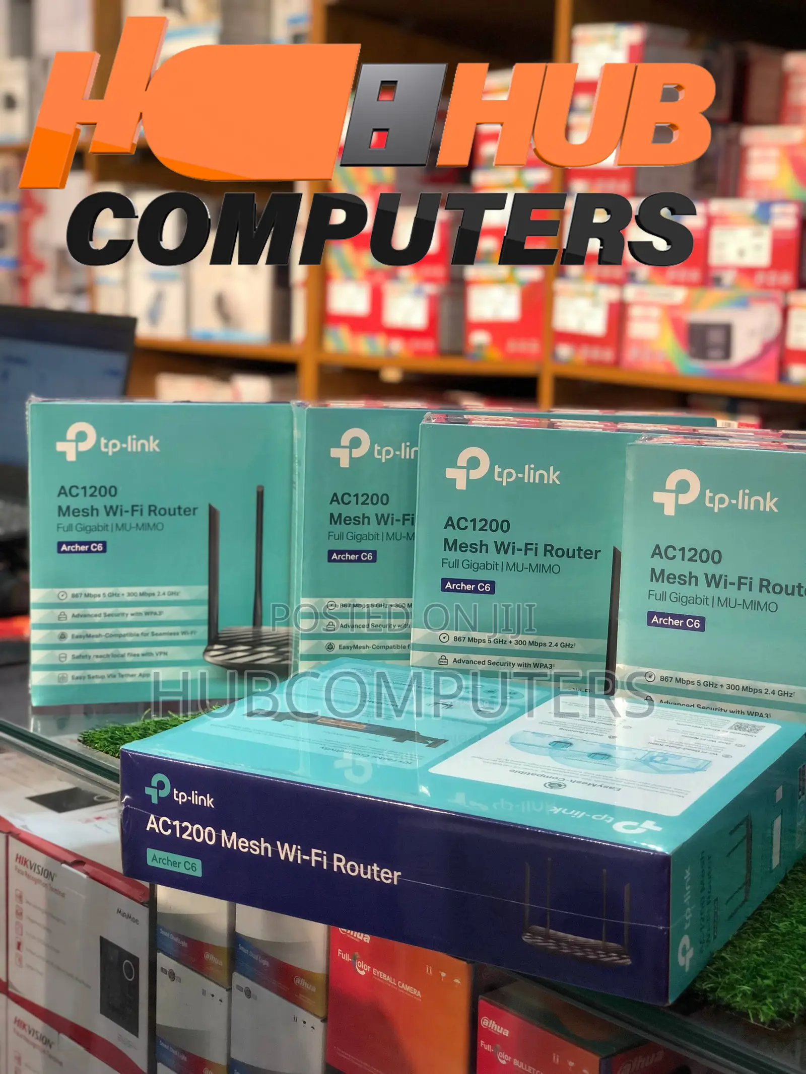 TP-Link Archer C6 AC1200 MU-MIMO Mesh Gigabit Wi-Fi Router