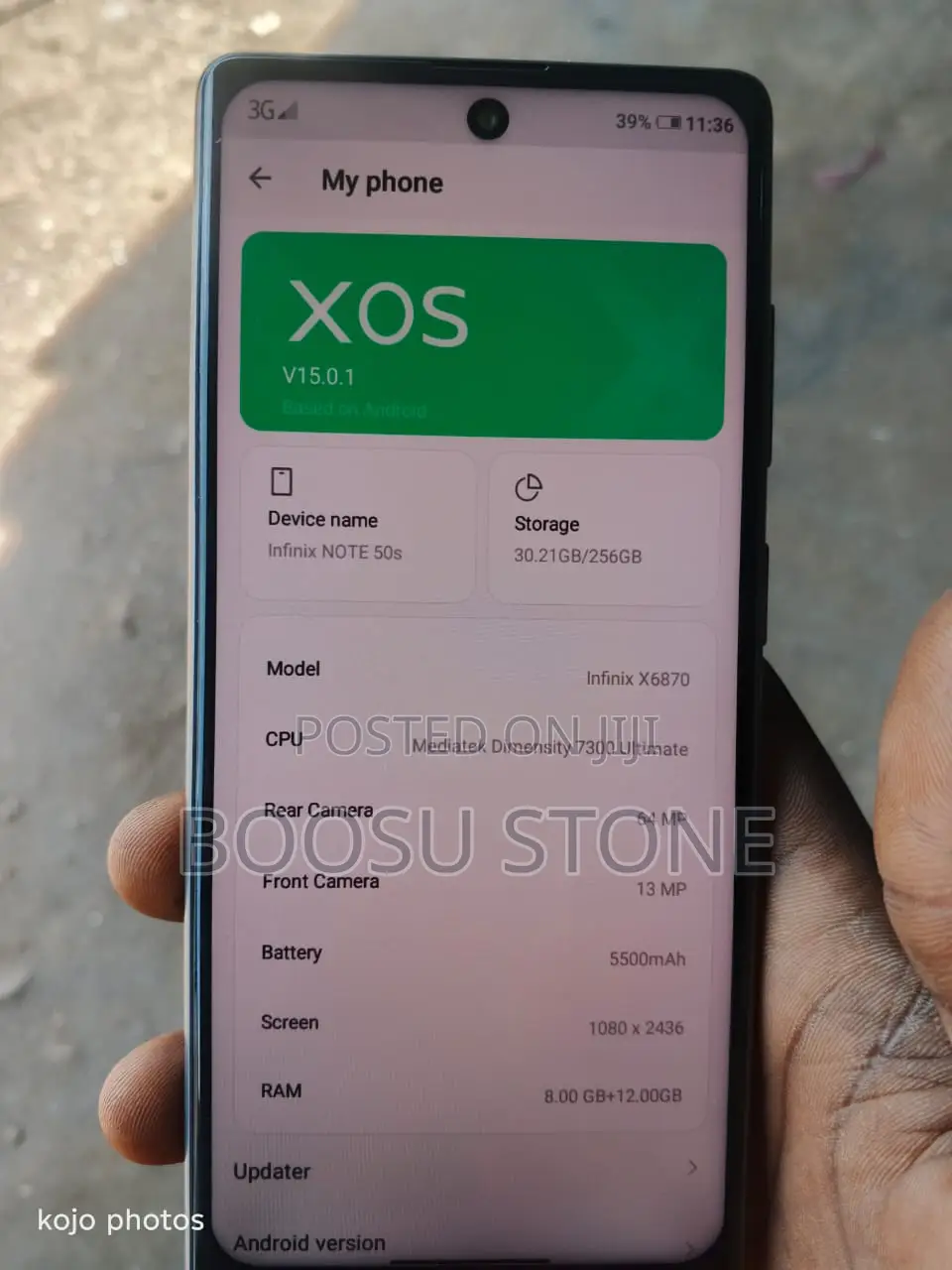 Infinix Note 50s 256 GB Silver