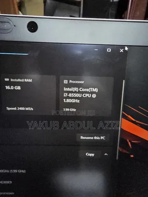 Laptop HP ZBook 15u G5 16GB Intel Core i7 SSD 256GB