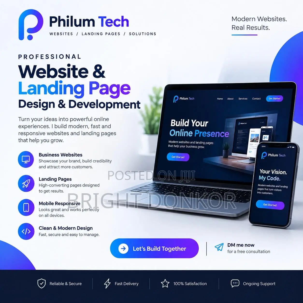 Website and Landing Pages