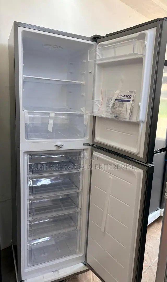 Spacious Nasco 251ltrs Bottom Freezer Fridge