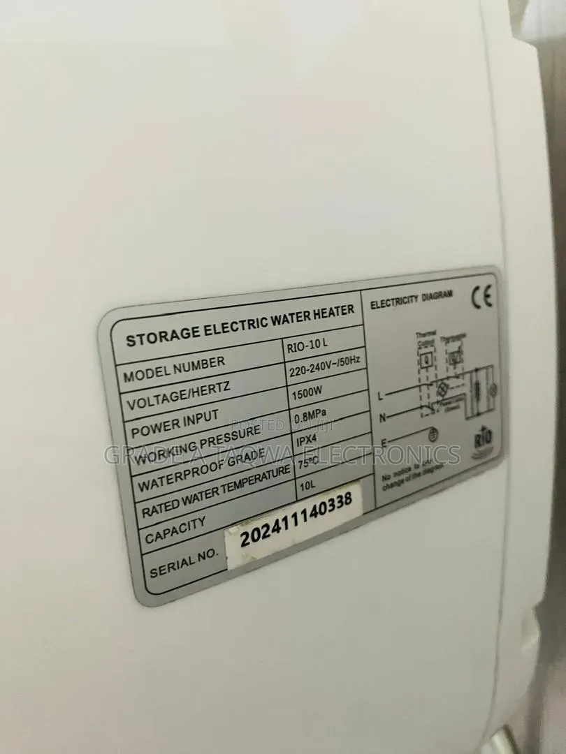 Modern Rio 10L Water Heater