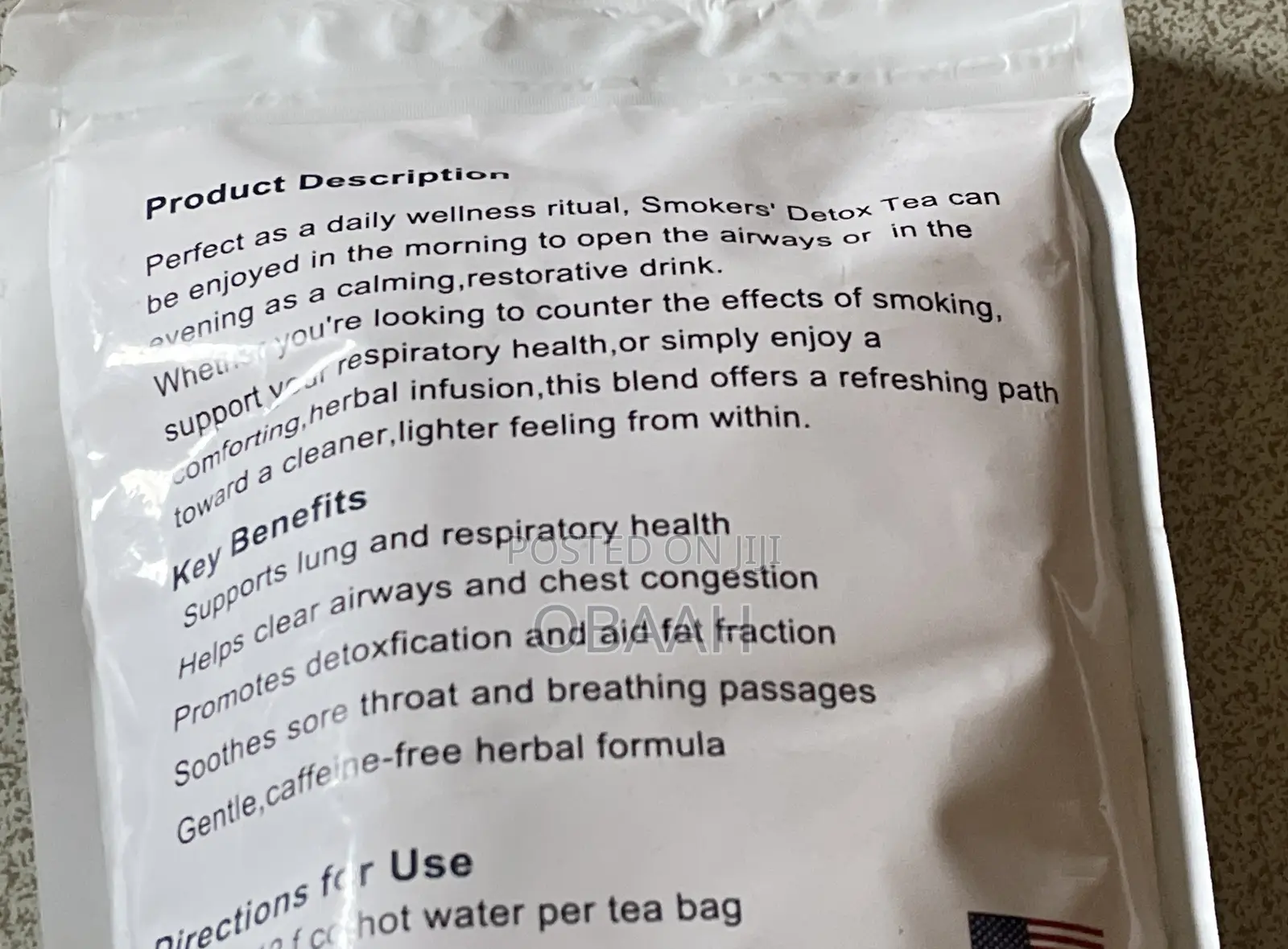 Smokers Detox Tea