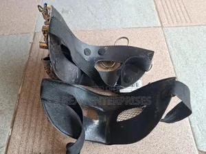 Steampunk Vintage Bronze Masquerade Masks Pair Cosplay Party Costume
