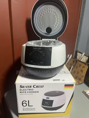 Silver Crest 6L Electric Rice Cooker – Deluxe Smart Rice Cooker