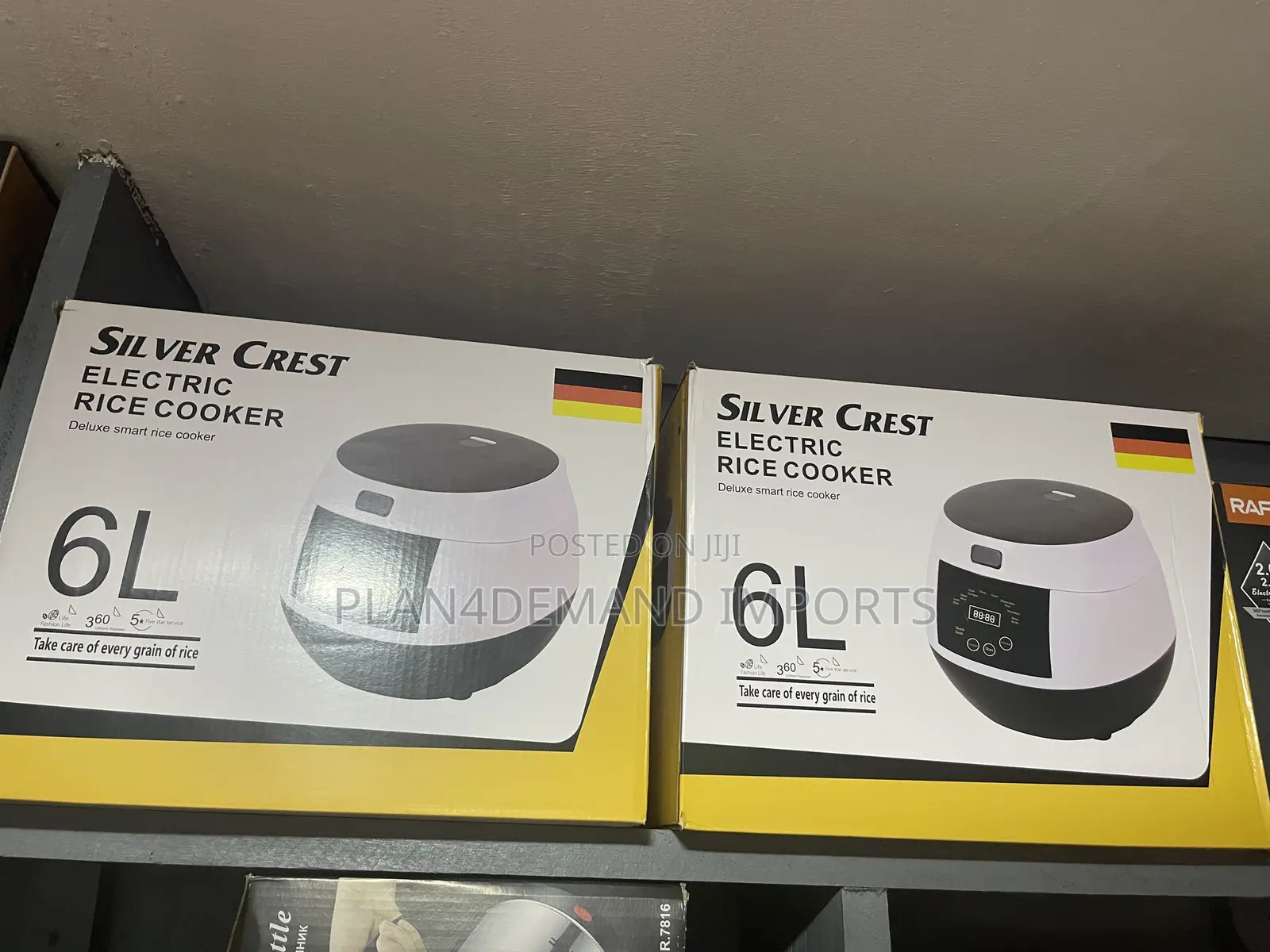Silver Crest 6L Electric Rice Cooker – Deluxe Smart Rice Cooker