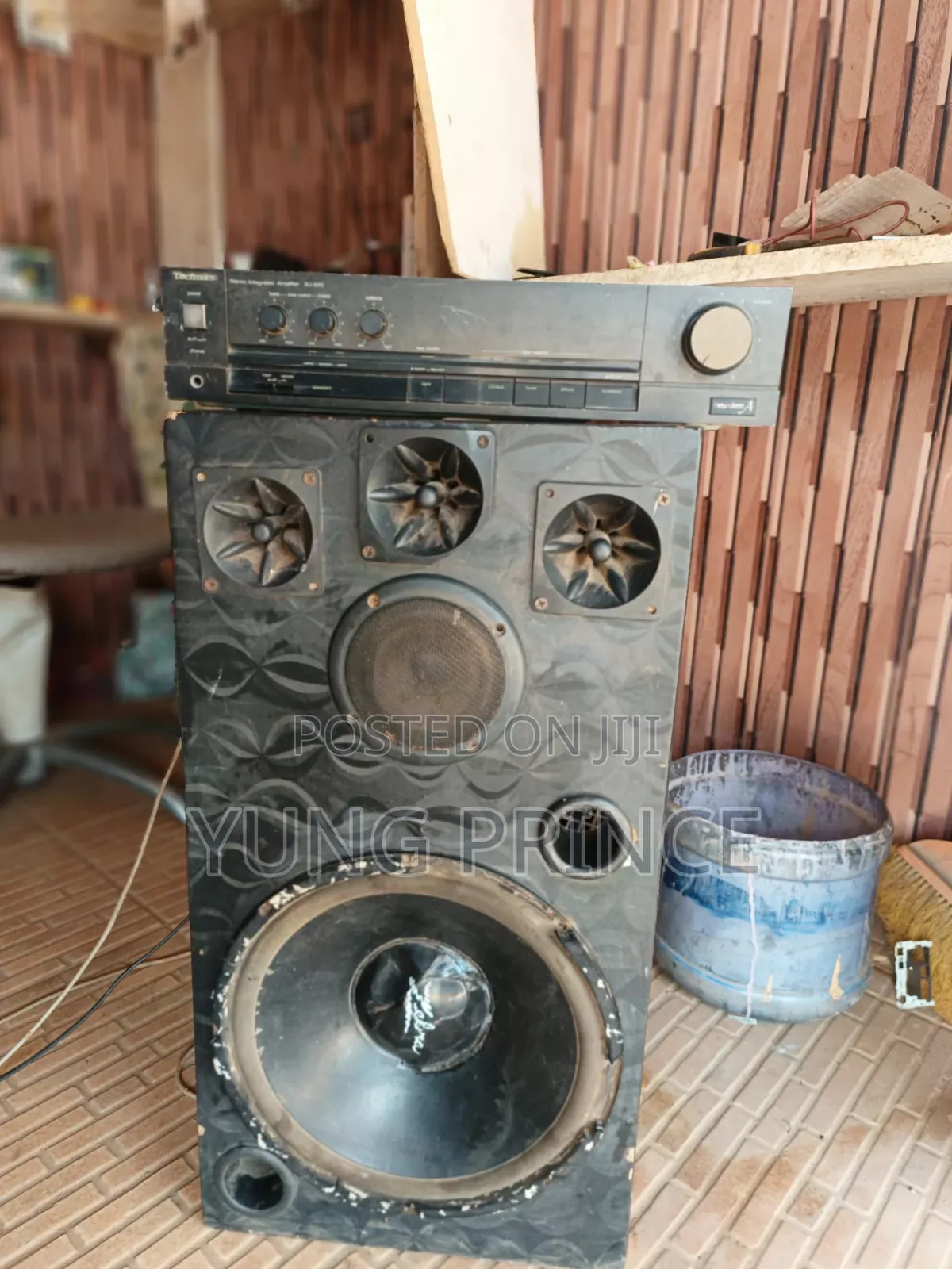 Technics Amplifier With 12 Inches Speaker