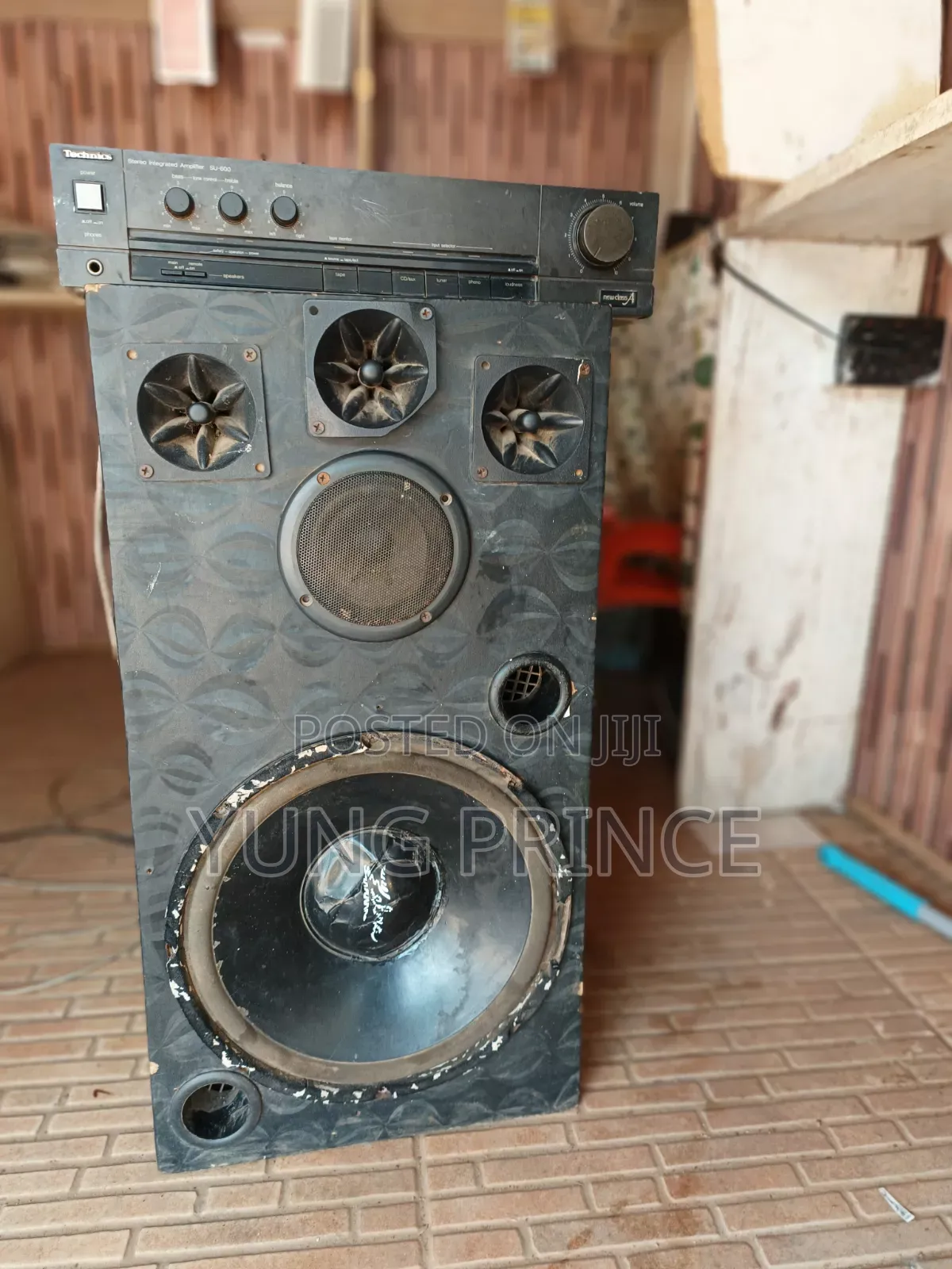 Technics Amplifier With 12 Inches Speaker