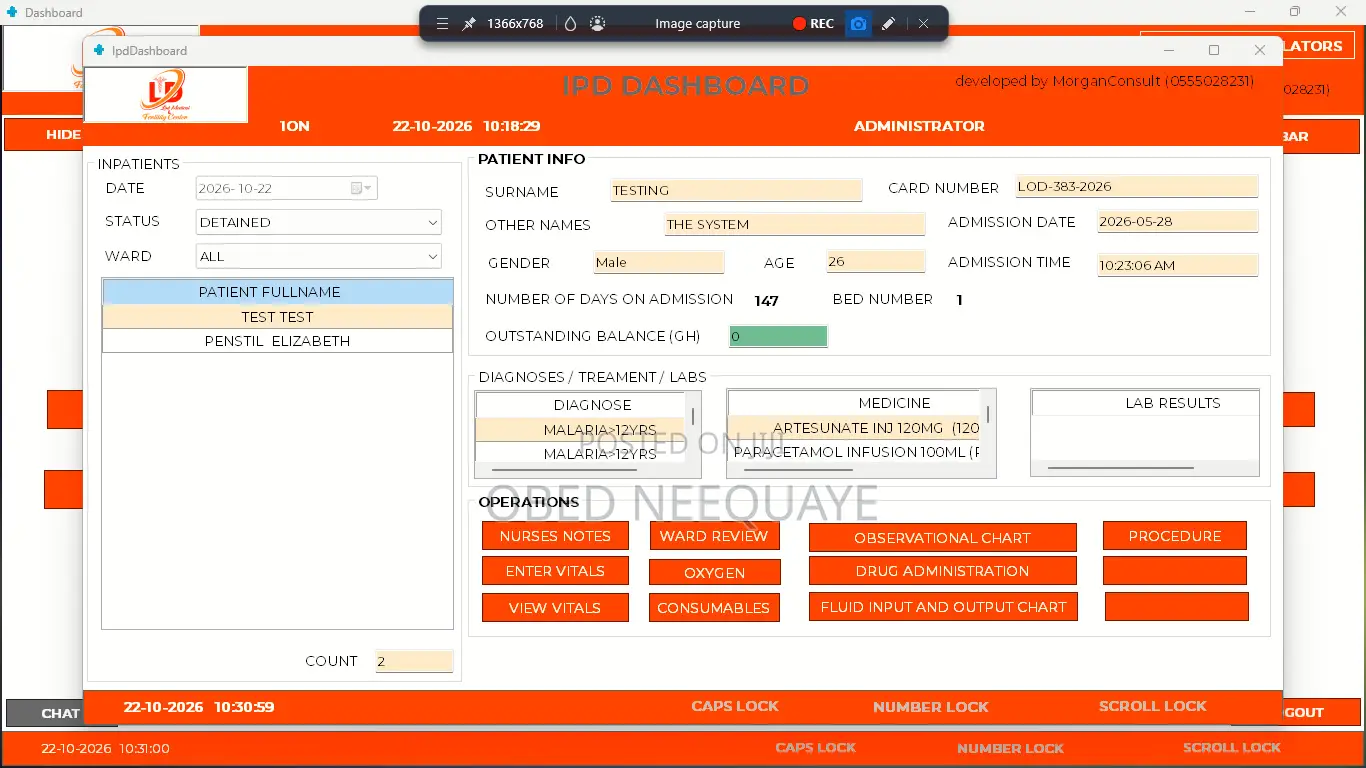 Hospital Management Software (MDx100)