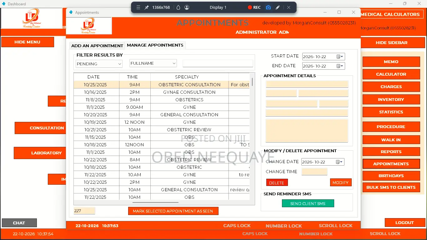 Hospital Management Software (MDx100)