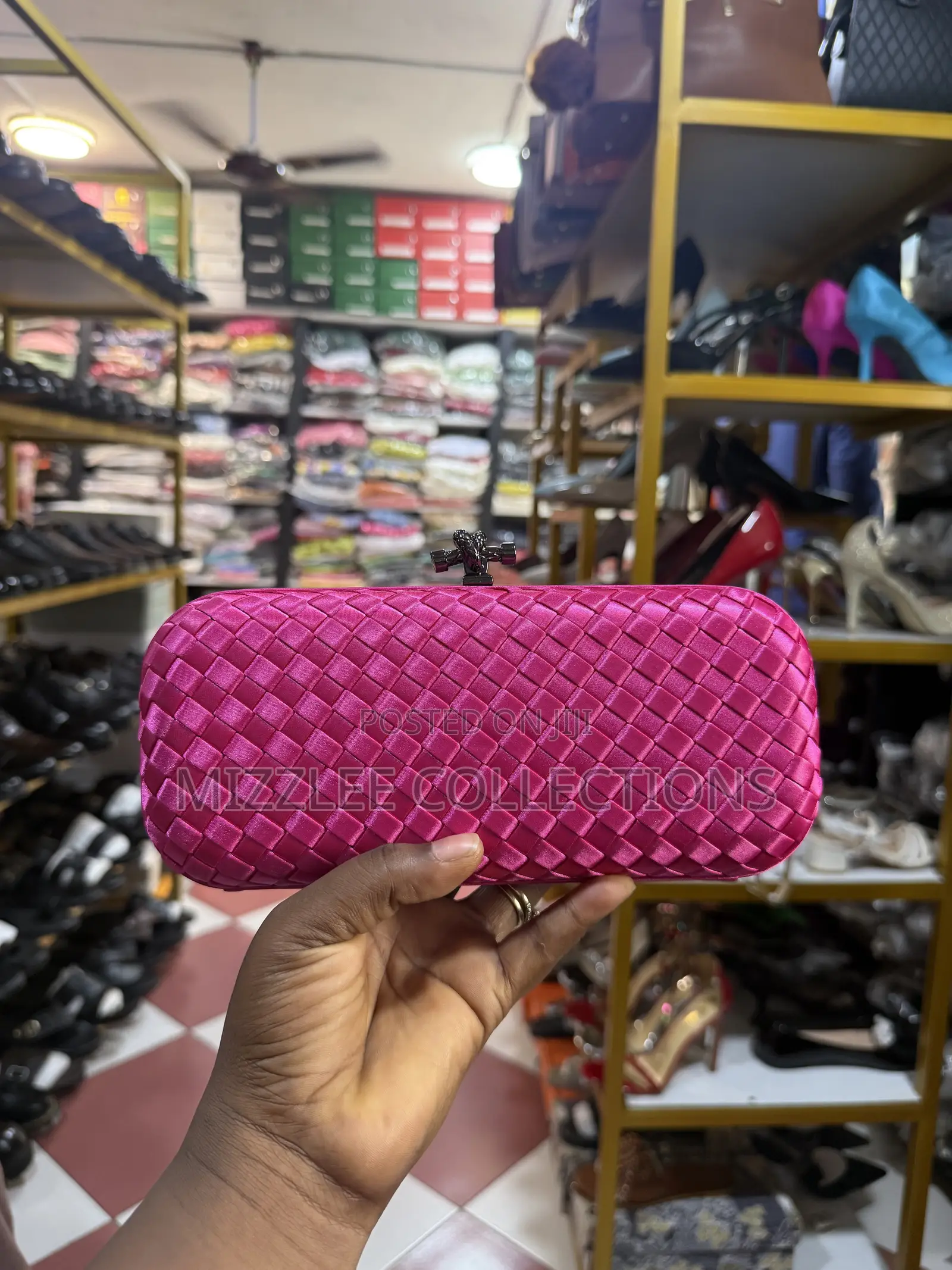 Classic Pink Clutches for Ladies