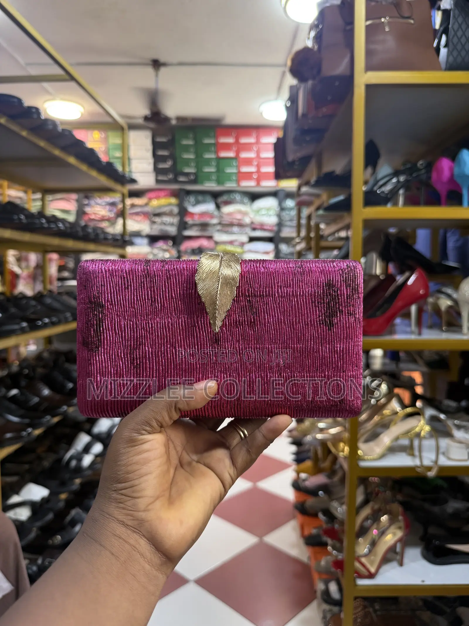 Classic Pink Clutches for Ladies