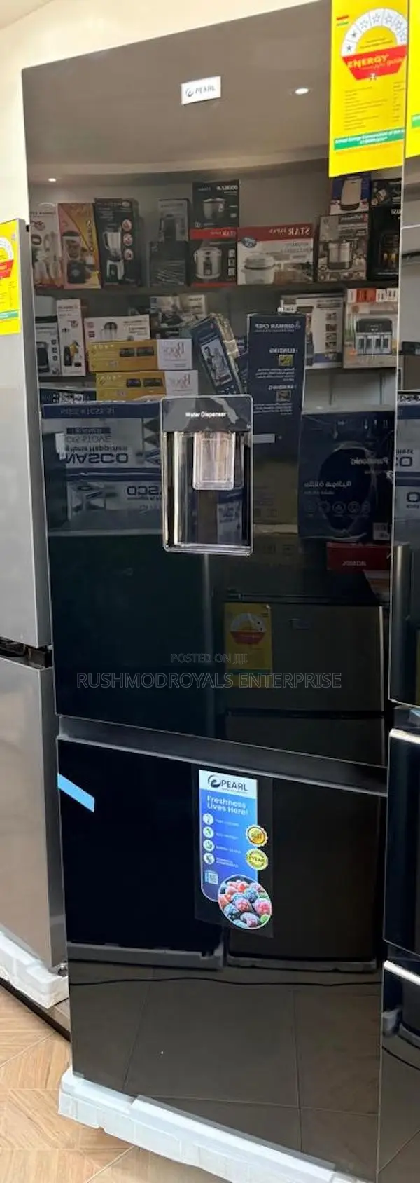 Premium Pearl 309ltrs Pf-433bbgwd-1a Dispender Fridge