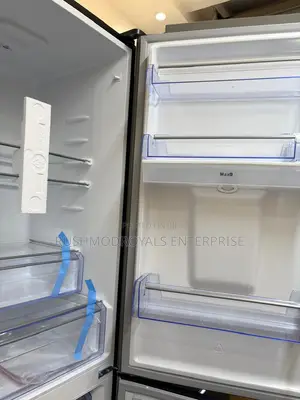 Pearl 309ltrs Mirror Dispenser Fridge- Black