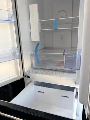 Pearl PF-441MDBG-1A 320-Liter 4-Door Refrigerator Black Mirror Fridge