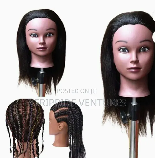 Dummy Head Complete Human Hair and Clamp