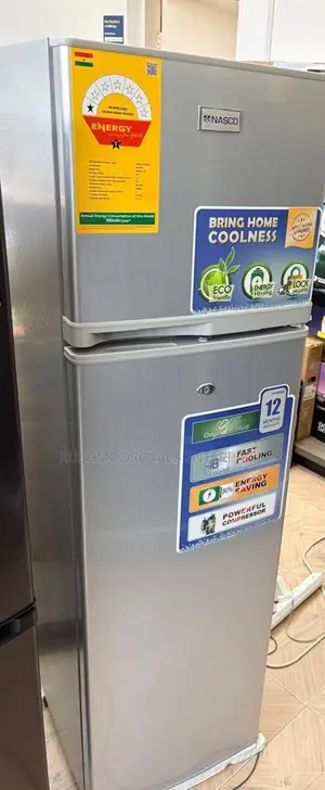 Silver Nasco Top Freezer 166ltrs Fridge