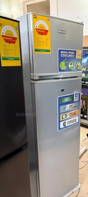 Nasco 166Liters Silver Energy Saving Top Mount Freezer Fridge