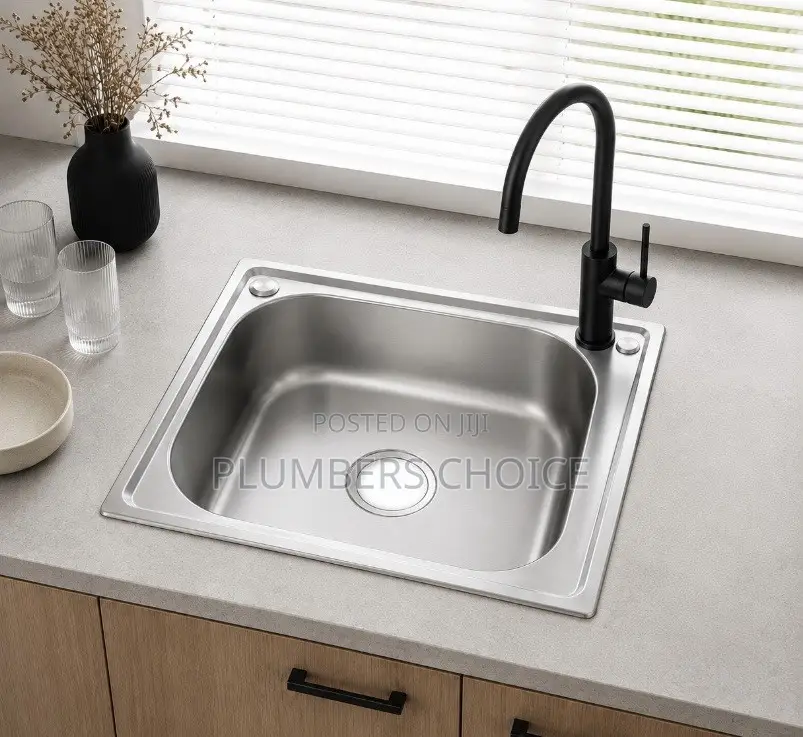 Armless Single Bowl Kitchen Sink