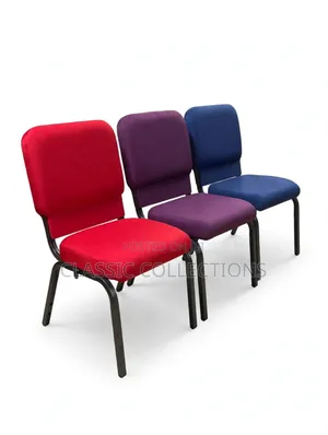 Padded Church Chairs/ Auditorium Chairs- Heavy Duty Metal Frame