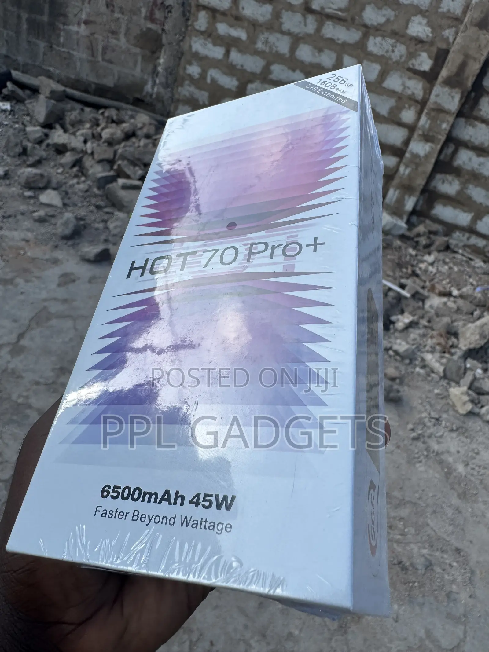 New Infinix Hot 70 Pro 5G+ 256 GB Black