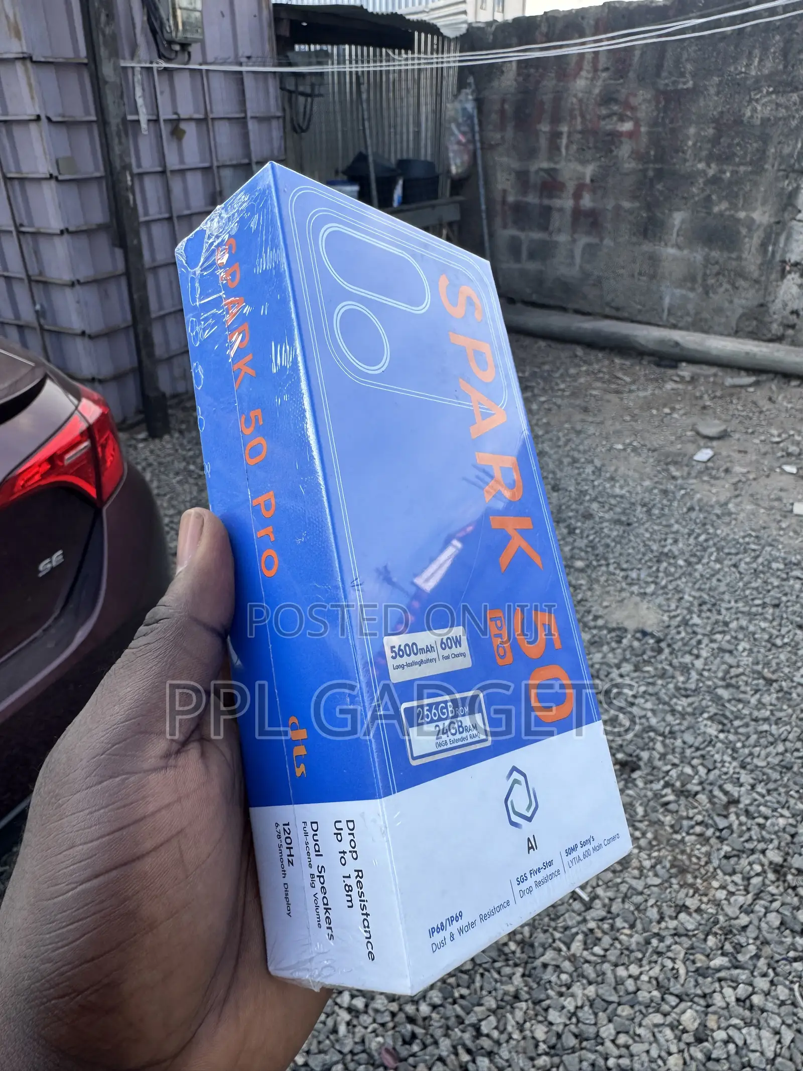 New Tecno Spark 50 Pro 256 GB Black