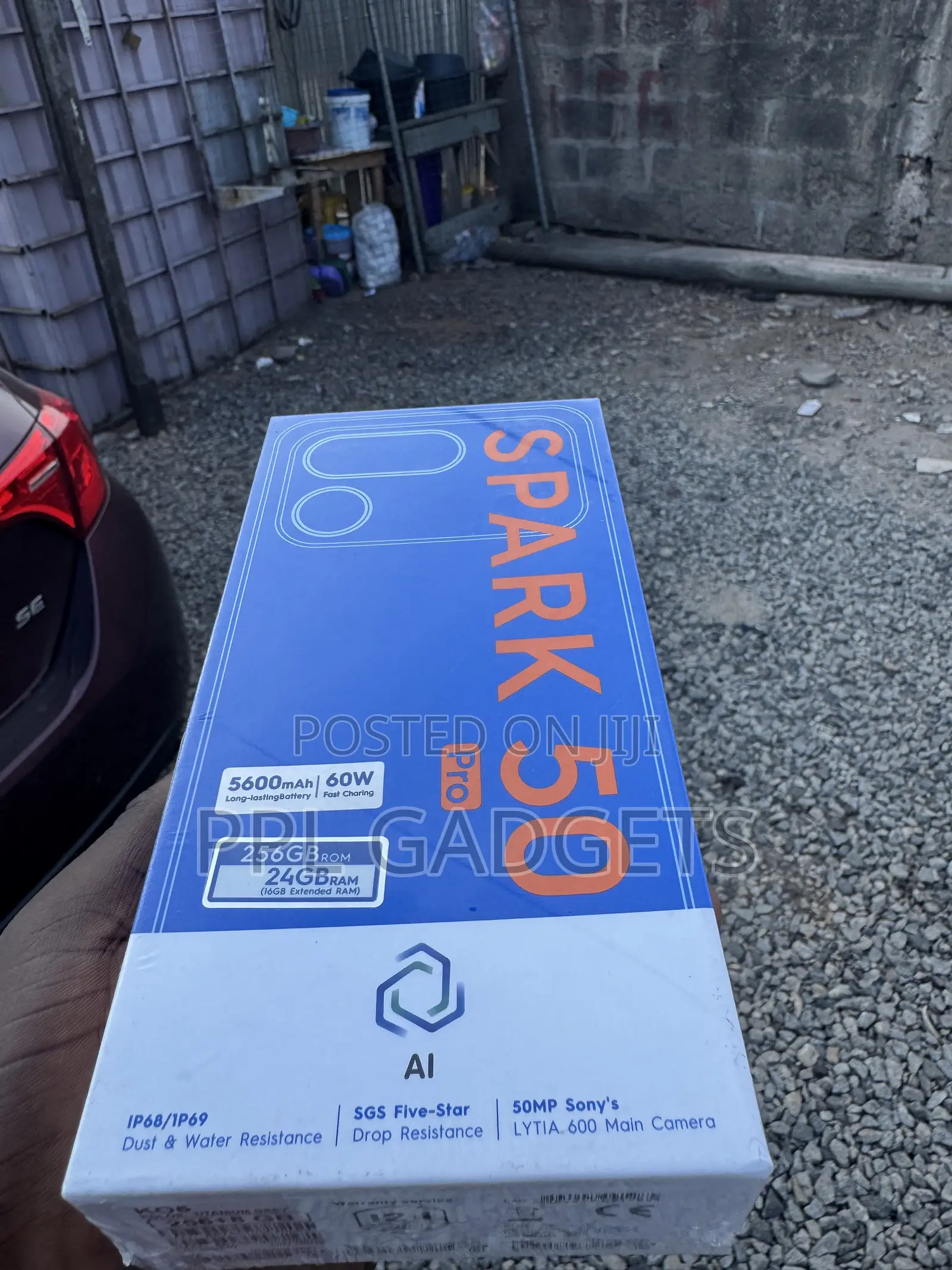 New Tecno Spark 50 Pro 256 GB Black