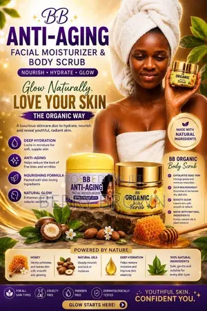 Bb Anti-Aging Facial Moisturizer & Body Scrub Nourish • Hydrate • Glow