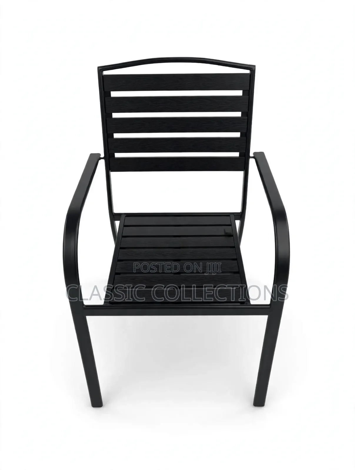 Black Outdoor Garden Chair
