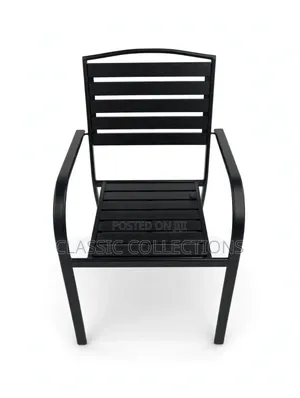 Black Outdoor Garden Chair