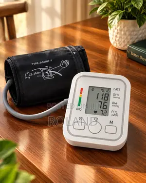 Digital Upper-Arm Blood Pressure Monitor With LCD Display