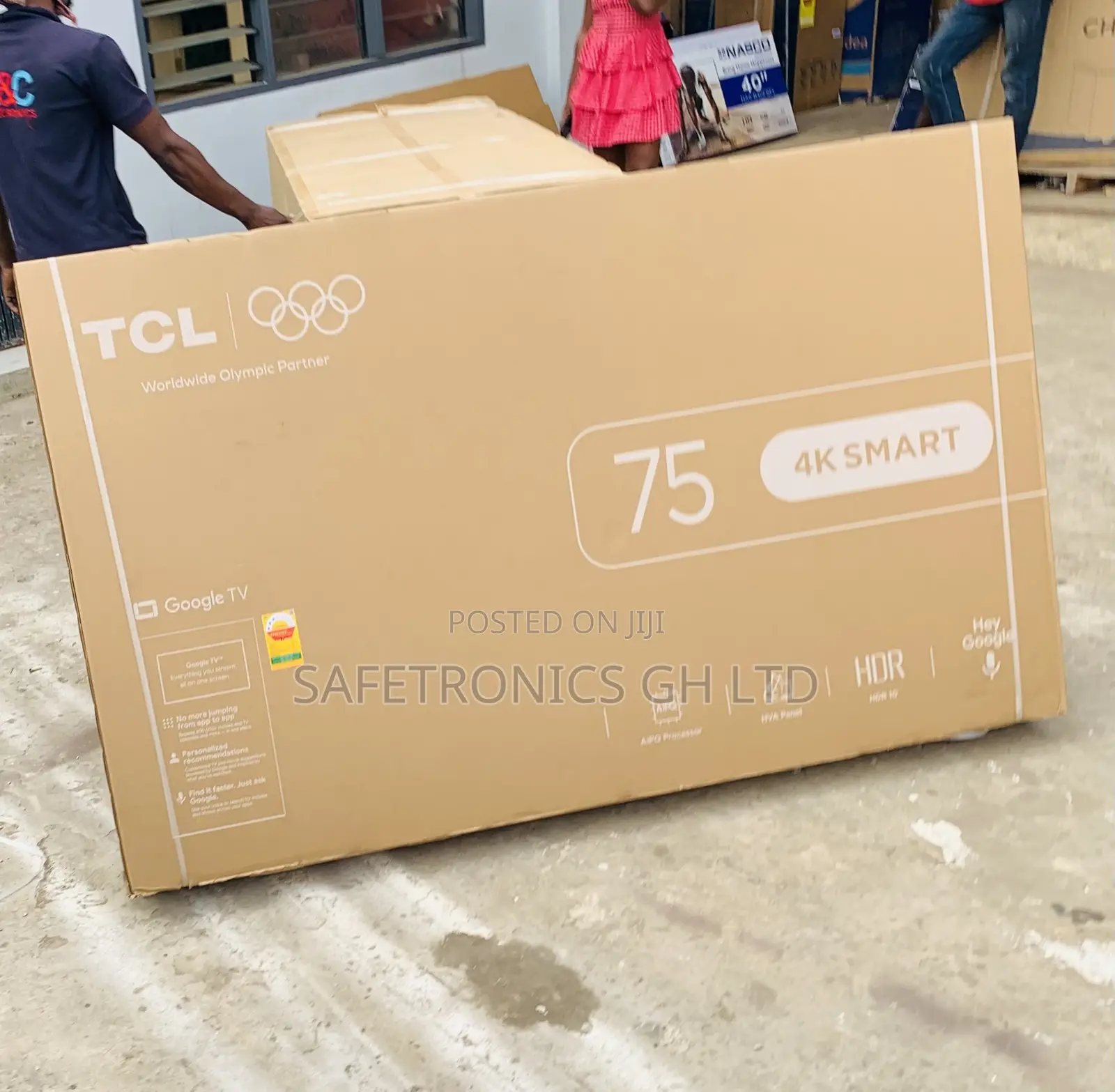 Lastest TCL 75 Inch Smart True Screen 4K UHD Android TV