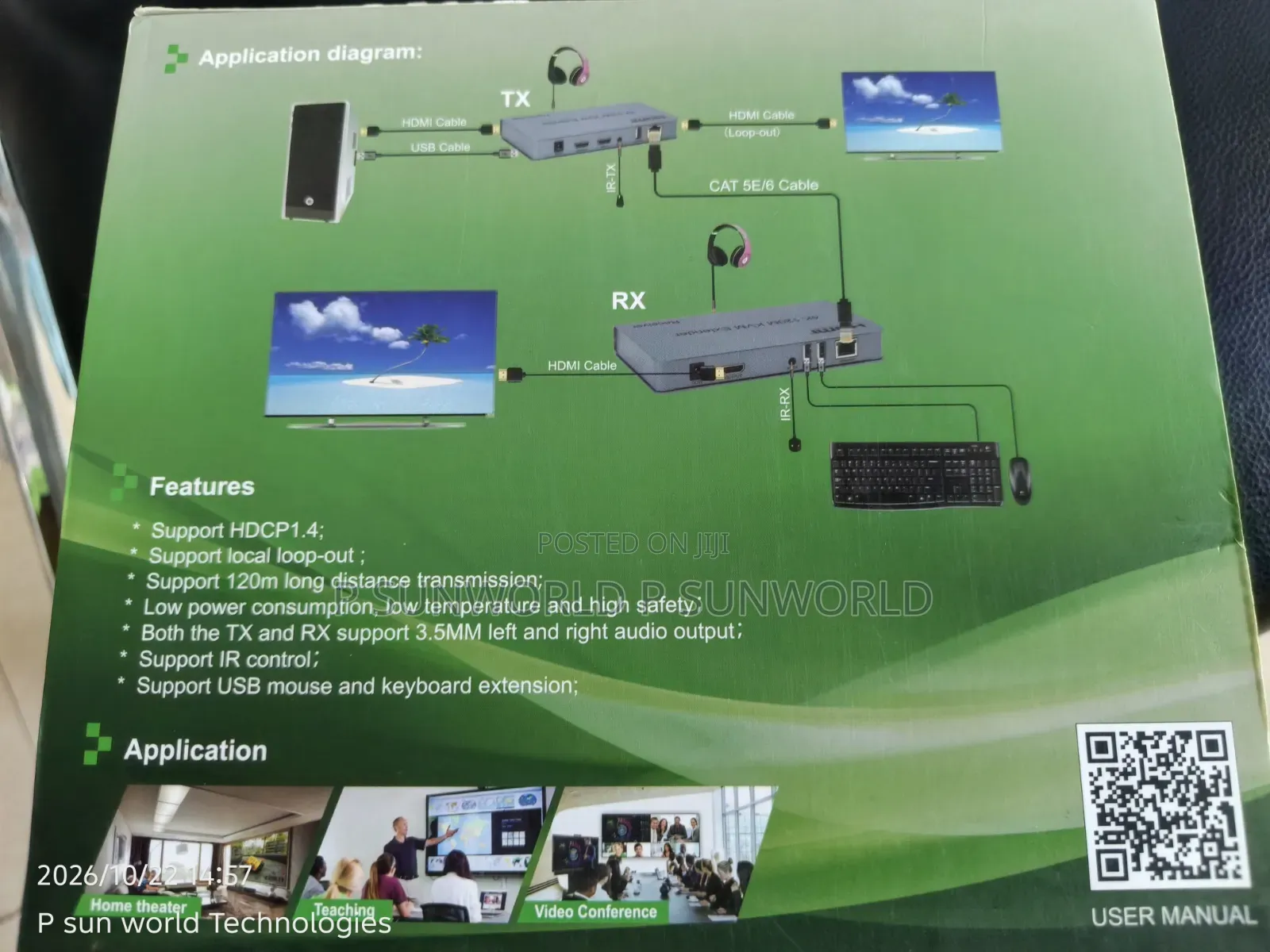 120m HDMI Extender KVM