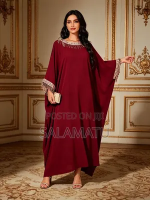 Luxury Embellished Kaftan Dress