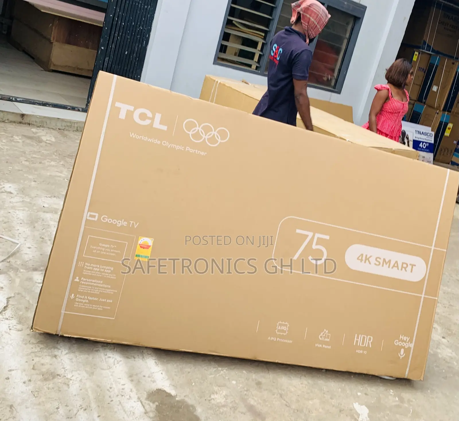 Unique Good 4K Led TCL 75 Inch Android Ultra Display TV