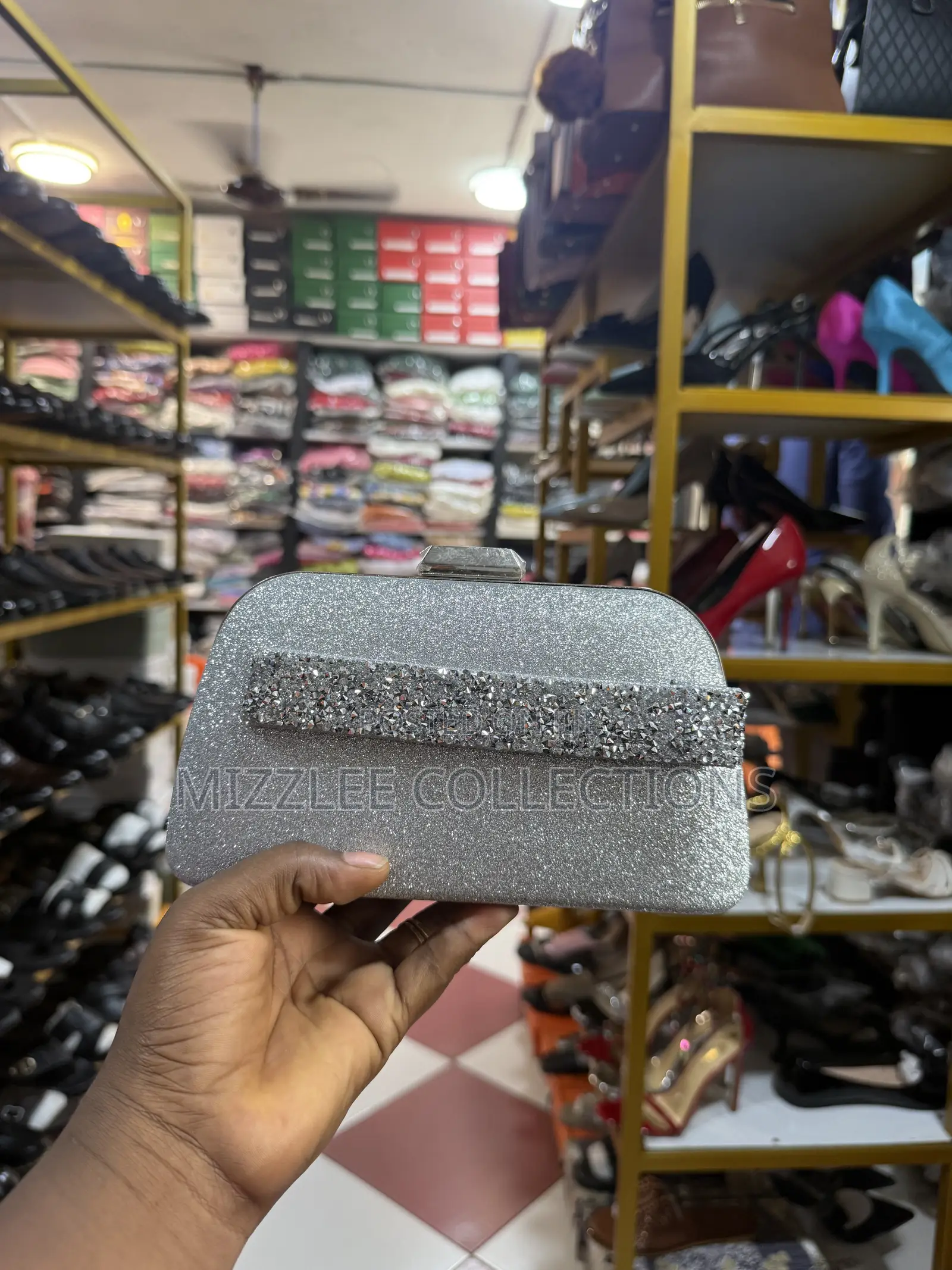 Executive Silver Clutch for Ladies