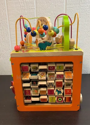 B. Toys Zany Zoo Wooden Activity Cube