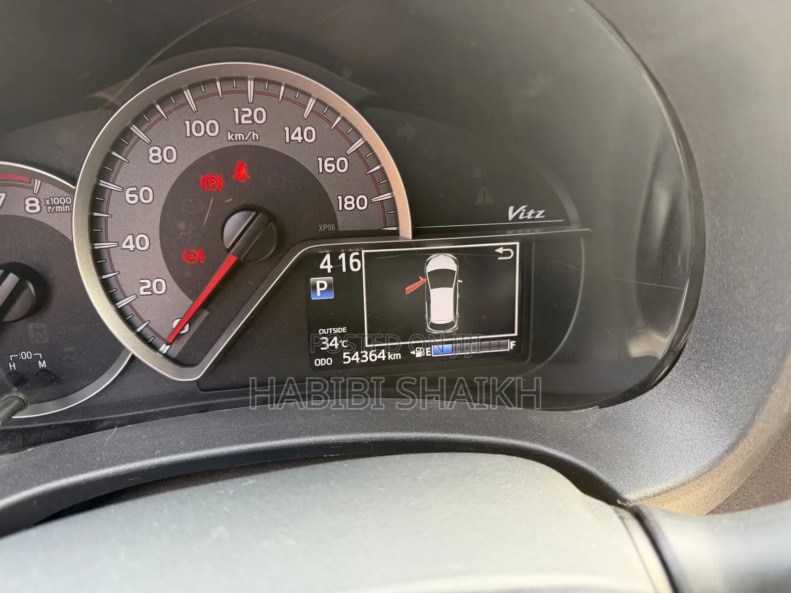 Toyota Vitz 1.3 FWD 5dr 2015 Blue